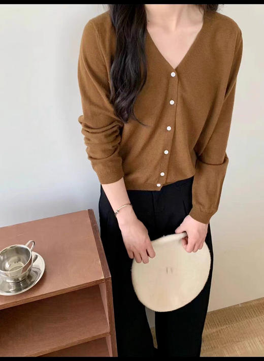 100羊毛多巴胺开衫 商品图6