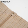 oldcolour春秋款半身裙高腰显瘦小个子减龄格子短裙女DM33061129 商品缩略图4