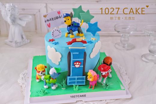 1027CAKE |汪汪队 狗狗主题蛋糕 翻糖 商品图0