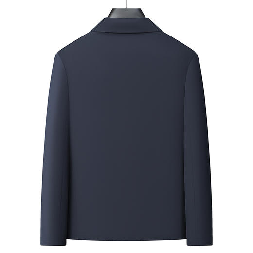 【新款DLC】大依优型大码加棉棉衣夹克翻领外套男商务休闲加肥加大夹克上衣胖子显瘦保暖 商品图2