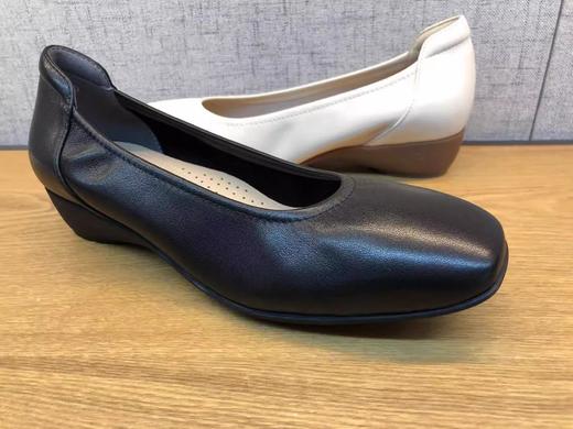 豪行春季新品时尚休闲真皮浅口女鞋工装鞋22180201 商品图3