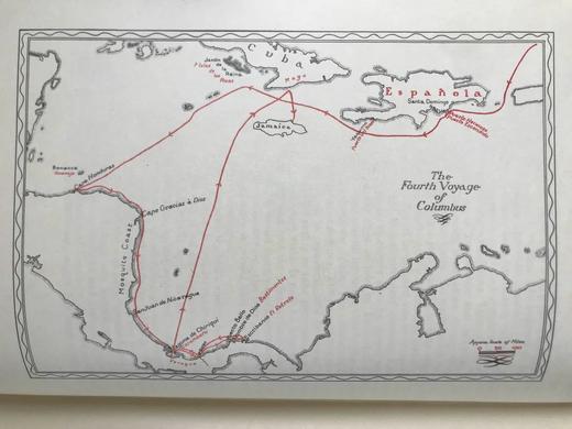 限量版毛边本！1930年 哥伦布航海记 5幅地图 布面精装16开 商品图9