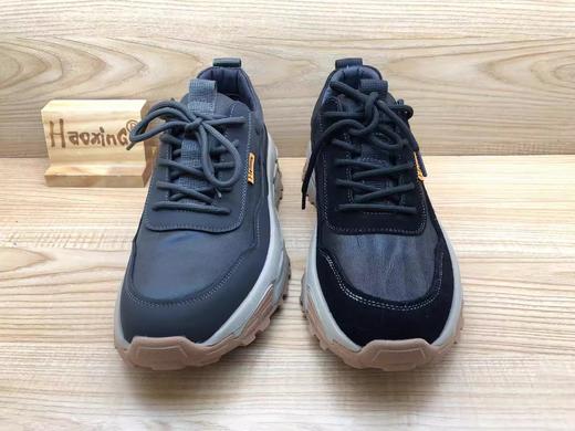 豪行秋时尚休闲韩版潮流真皮男单鞋12356821  尺码 39.40 商品图0