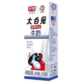 光明大白兔奶糖风味牛奶200ml