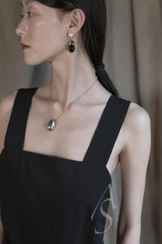 Sophie Buhai  纯银/镀金珍珠缟玛瑙Audrey耳环 商品图5