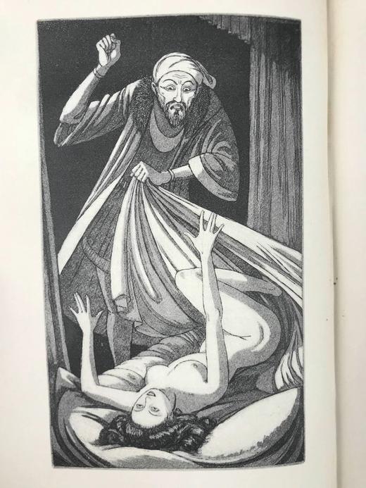 1955-1960年 薄伽丘《十日谈》（全2卷） 莱特10幅插图 精装18开 商品图8