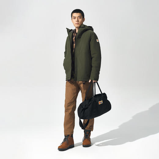 北极狐 男士连帽保暖棉服 2024新款秋冬户外防泼水棉夹克12500159 商品图2