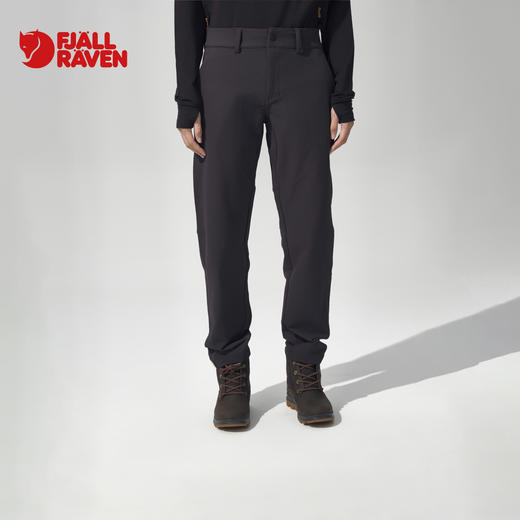 北极狐 女士户外弹力长裤 2024新款简约徒步露营休闲裤02242244 商品图0