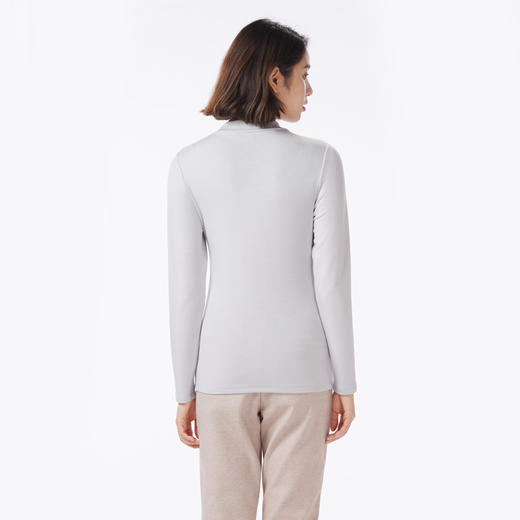 都市丽人保暖衣舒暖单件上衣热可可2.0中厚女士保暖衣发热纤维单件上衣LWTDB1 商品图3