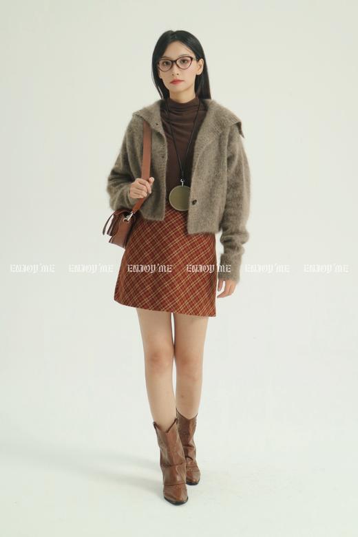 【门店同款】ENJOY冬季自由意志彩色格子半裙 159745418 商品图8