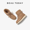 BeauToday 厚底皮毛一体雪地靴 保暖冬季短靴08073 商品缩略图1