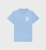 Sporty & Rich - Emblem T-Shirt - Sky Blue - 女装 - T恤 - 天蓝色 商品缩略图0