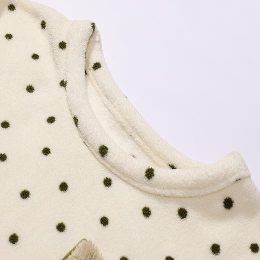 都市丽人睡衣会员精选长袖家居服米粒绒厚女士米粒绒套装LHT2N9 商品图4