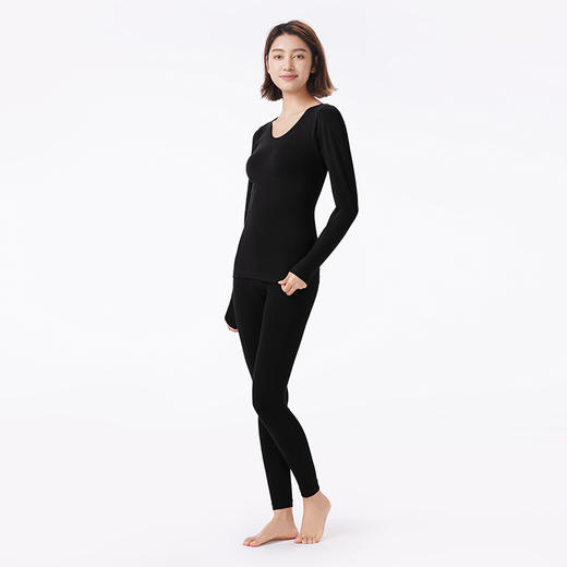 都市丽人保暖衣舒暖套装无缝面料中厚女士保暖衣套装LWT3A7 商品图2