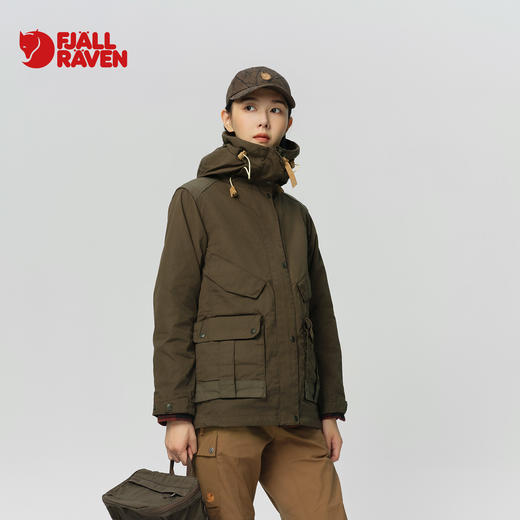 北极狐 女士G1000户外夹克 2024耐磨防风徒步露营连帽外套 89715 商品图0