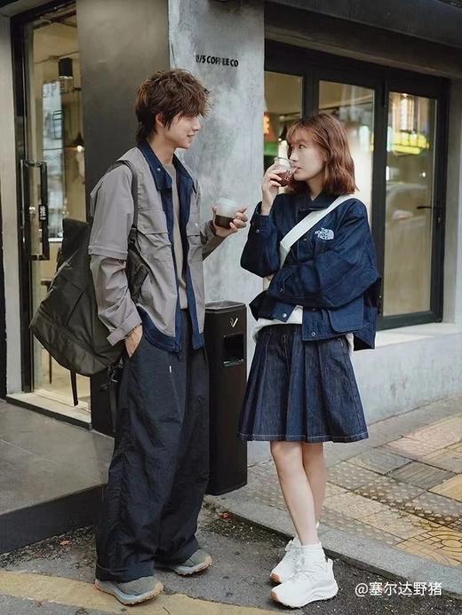 特价 北面UE先锋设计男牛仔拼接可拆卸软壳外套 商品图1