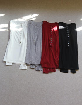 清风拂过 好个秋 哈！女段 软薄的天丝羊毛 微包身 亨利领 针织衫 4色入