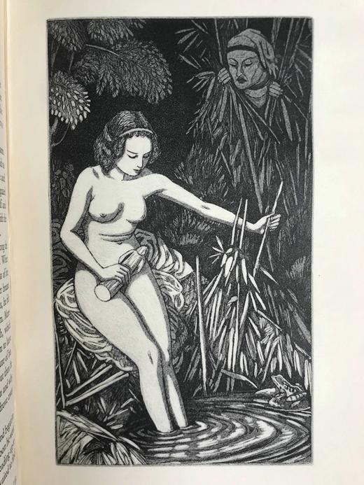 1955-1960年 薄伽丘《十日谈》（全2卷） 莱特10幅插图 精装18开 商品图10