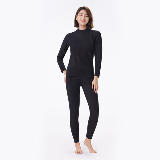 都市丽人保暖衣超级暖套装导电丝-牛奶暖暖衣加厚女士保暖衣套装LWT2A4 商品图1