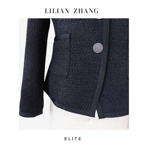 E-定制—“风格永存”—轻奢风—*小香风上衣外套（织带饰边）2405012 商品图2