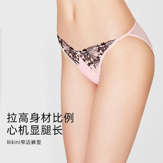 3条118元好奇蜜斯性感三角内裤纯欲纯棉抗菌裆透气舒适蕾丝新-邦妮、安妮丝、伊莱娜内裤 商品图2