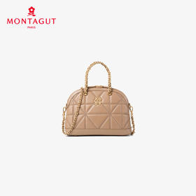 法国梦特娇时尚手提单肩斜挎贝壳女包