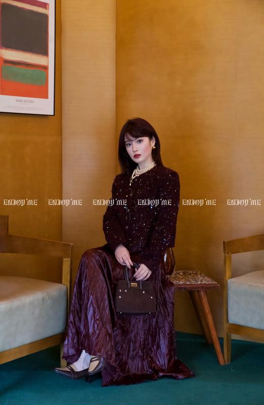 【门店同款】ENJOY冬季自由意志名媛亮片小香外套 159693371 商品图6