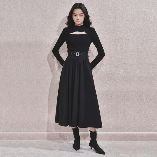 贵雅*风修身显瘦针织上衣2024秋冬女 商品图3