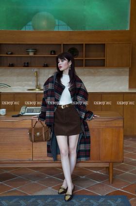 【门店同款】ENJOY冬季自由意志A字灯芯绒短半裙 159546620