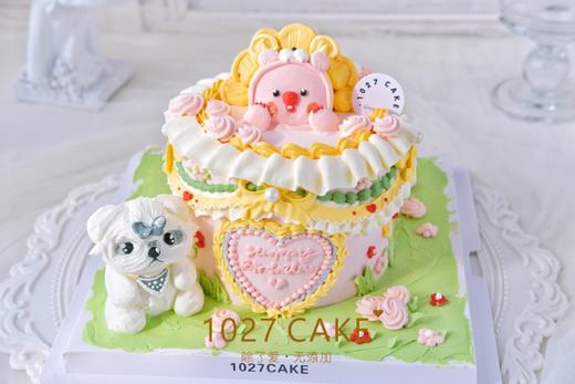 1027CAKE |  立体奶油霜蛋糕 loopy 狗狗（需提前2-3天预订）露比 商品图0