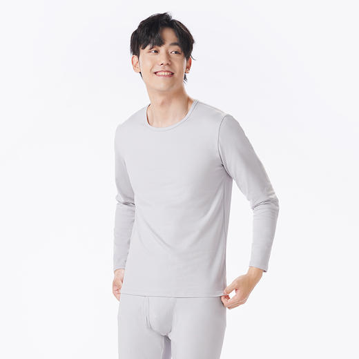 都市丽人都市锋尚保暖衣轻暖单件上衣棉拉架薄男士保暖衣棉质单件FWT5A3 商品图2