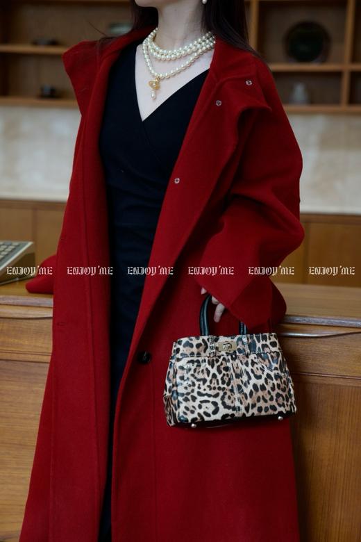 【门店同款】ENJOY冬季自由意志侧绑带开叉连衣裙 159511865 商品图4