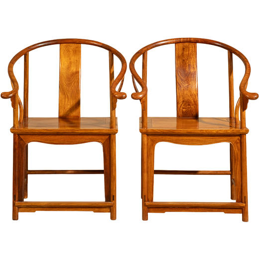 二十世纪 黄花梨圈椅（一对） 商品图5