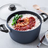 【小家电】Revere蓝宝石带盖不粘锅中华汤锅 24cm RWS-6824C/YK HF 商品缩略图1