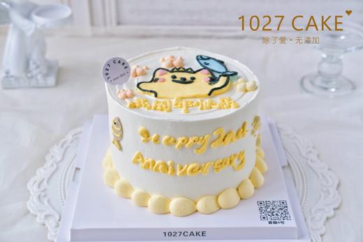 1027CAKE |  手绘蛋糕 ins风  小猫咪 商品图3