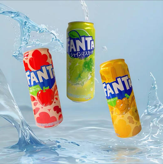 日本芬达金色葡萄味500ml 商品图0