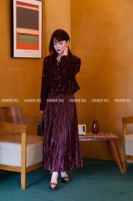 【门店同款】ENJOY冬季自由意志名媛亮片小香外套 159693371 商品图1