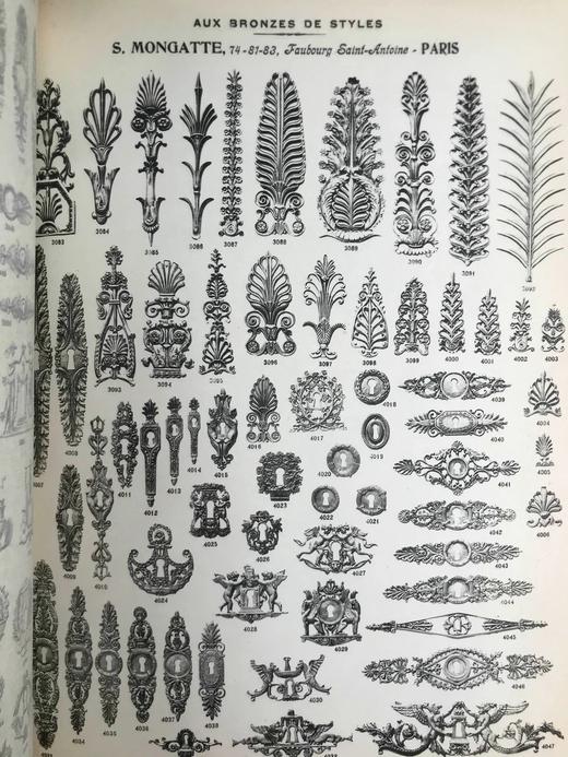 【法语】约20世纪早期 青铜器风格图集 数千幅插图 平装大16开 商品图9