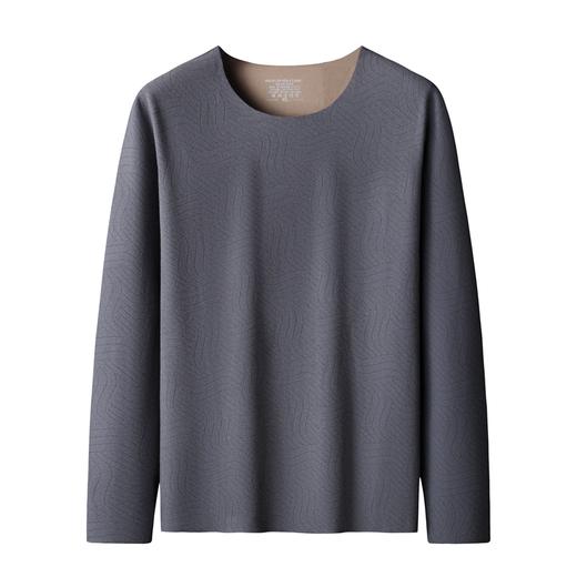 【德绒保暖】【新款DSF】大依优型大码男装条纹德绒保暖上衣内衣弹力加绒舒适保暖秋衣 商品图6