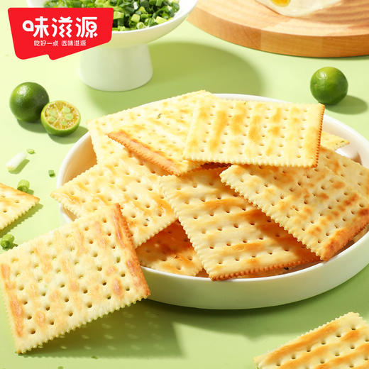 【鼎】味滋源 香葱苏打饼干 400g 商品图4