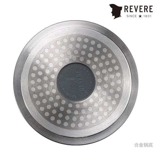 【小家电】Revere蓝宝石系列锅具蓝宝石带盖不粘锅煎炒锅中华煎炒锅28cm RWS-6528C/YK 商品图5