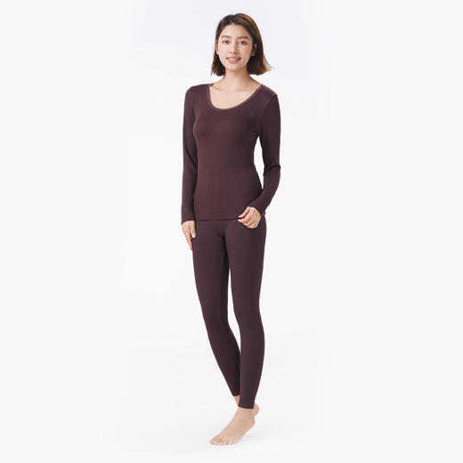 都市丽人保暖衣舒暖套装无缝面料中厚女士保暖衣套装LWT3A1 商品图2