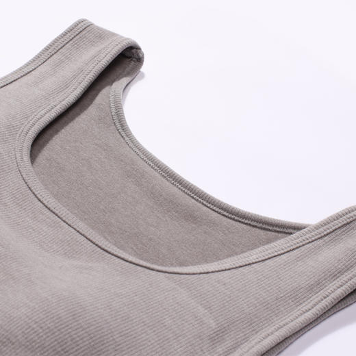 都市丽人保暖衣舒暖单件背心空气层罗文绒中厚女士保暖衣保暖背心LWT4A1 商品图4