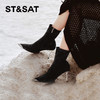 星期六气质尖头细高跟显瘦时装靴SSC4116318 商品缩略图3