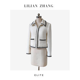 E系列——定制—“时尚轮回”——轻奢风——*镶边小香风外套   2405013