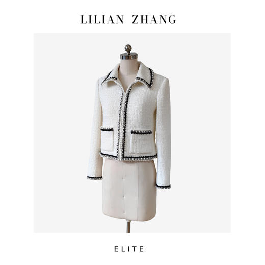 E系列——定制—“时尚轮回”——轻奢风——*镶边小香风外套   2405013 商品图0