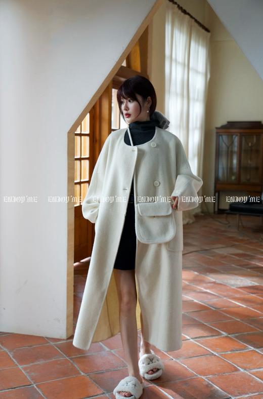 【门店同款】ENJOY冬季柔韧与共光年之外配包大衣 159496642 商品图6