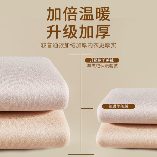 加厚羊羔绒打底裤女秋冬加绒秋裤女士内穿德绒棉裤高腰保暖羊绒裤学生秋冬保暖裤 商品图3