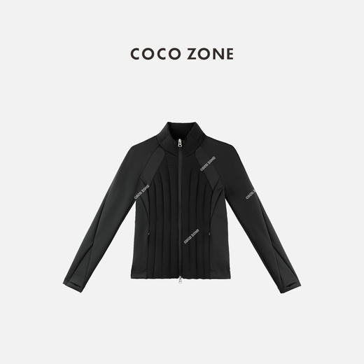 COCO ZONE 设计感拼接立领保暖女士羽绒服外套CC2C1781 商品图0
