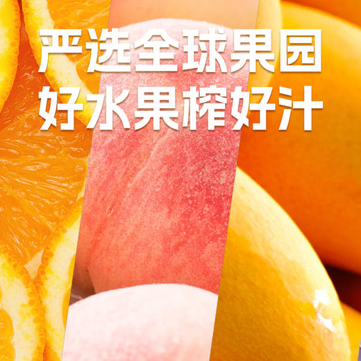 果蔬秘诀橙汁275ml*8瓶装水蜜桃汁芒果混合果汁营养水果包邮 商品图4